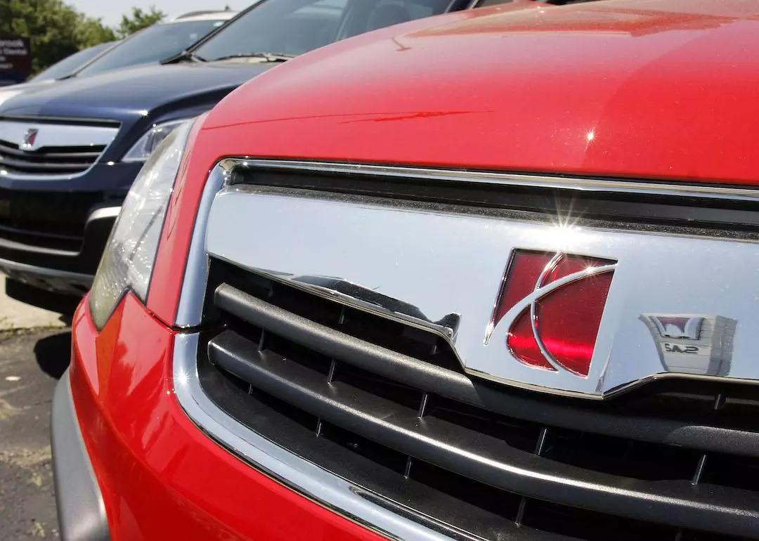 Saturn vehicles at a Saturn dealership are shown June 5, 2009 in Southfield, Michigan.