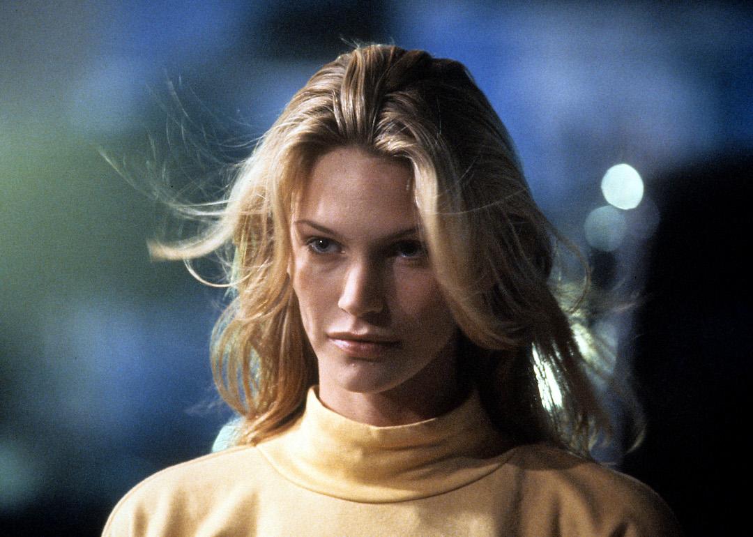 Actor Natasha Henstridge in a scene from the film 'Species.'