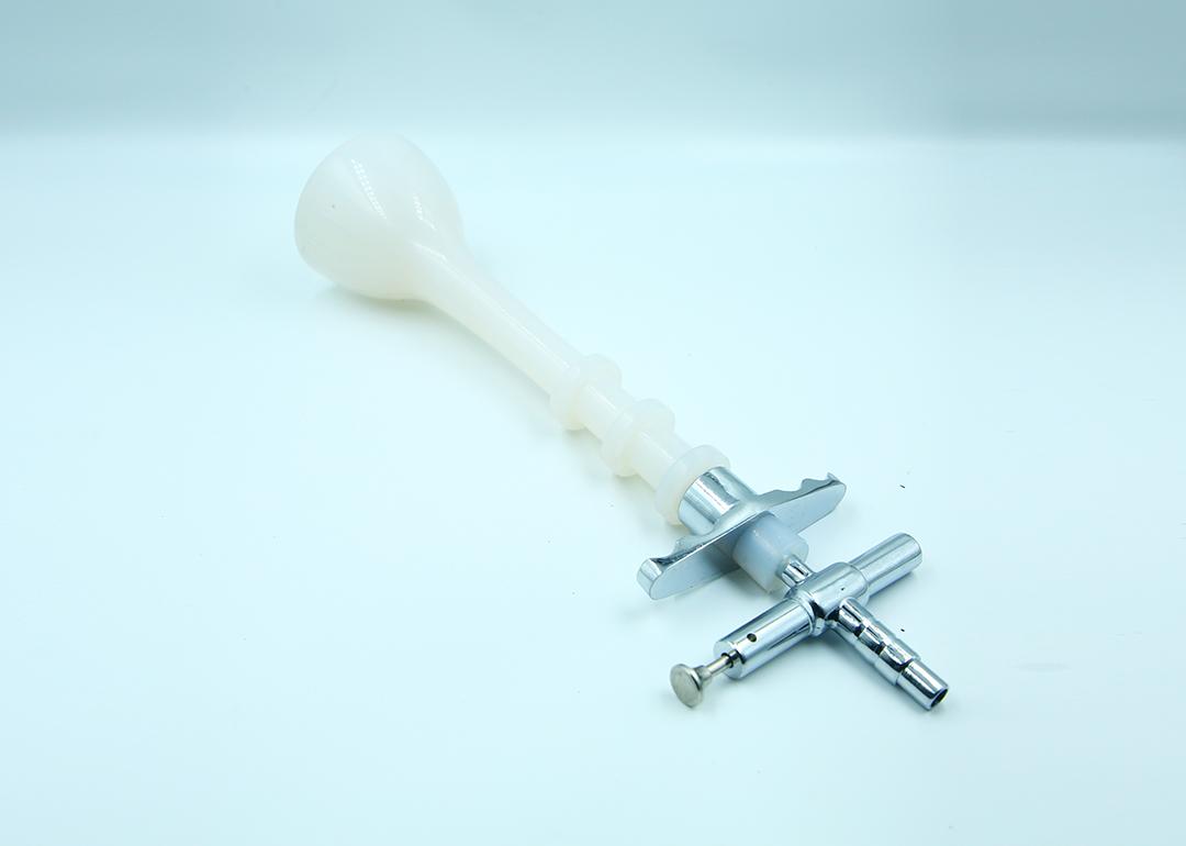 A vacuum pump tool which is used for vacuum-assisted birth deliveries.