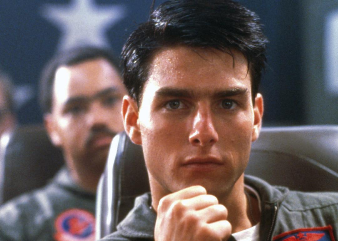 Actor Tom Cruise in 'Top Gun.'