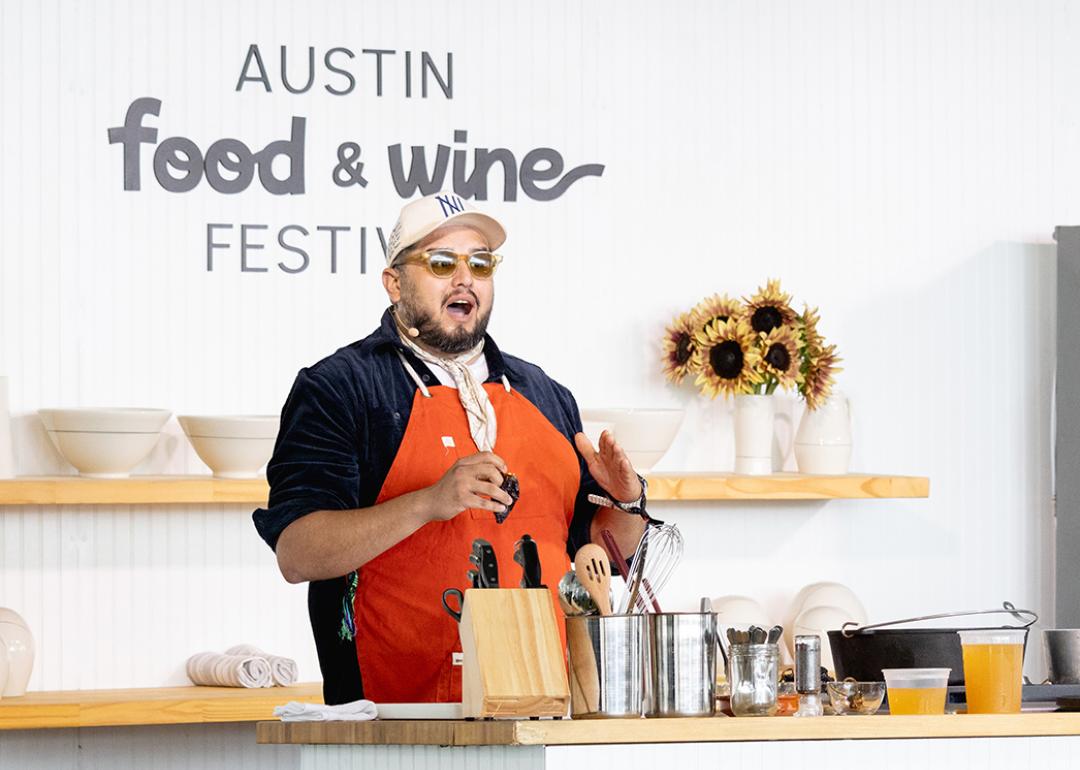 Chef Edgar Rico attends the Austin Food & Wine Festival on November 03, 2024.