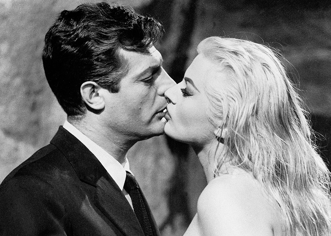 Marcello Mastroianni and Anita Ekberg in ‘La Dolce Vita’.