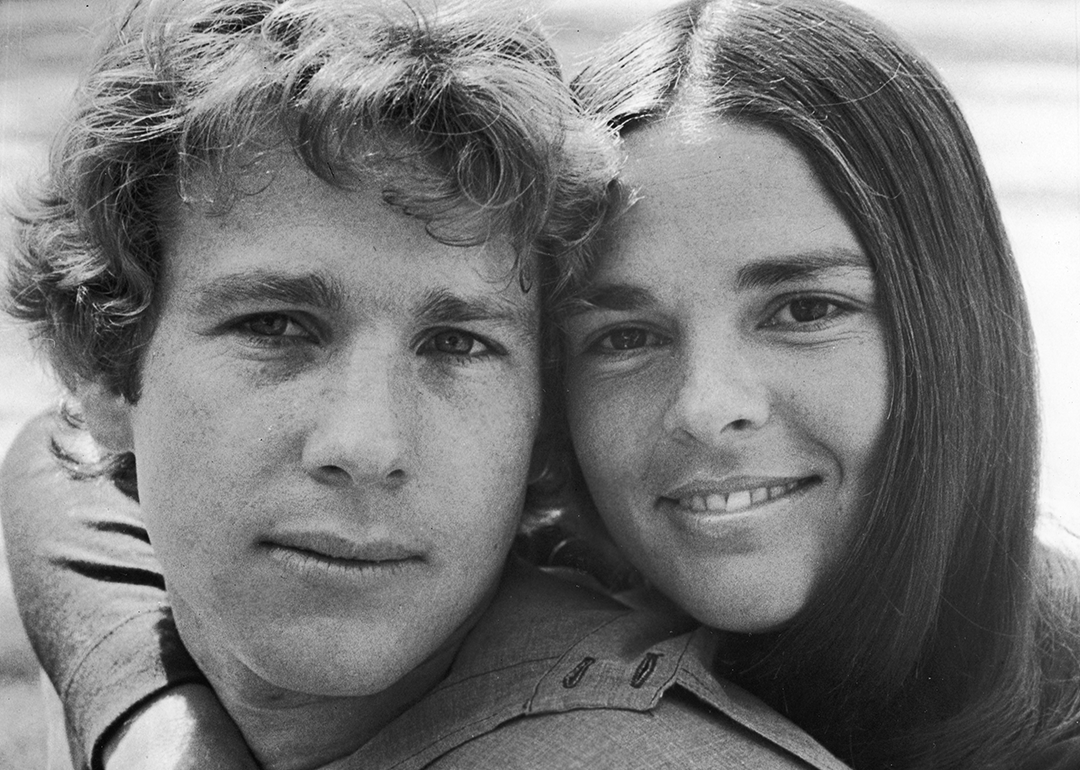 Ryan O'Neal and Ali MacGraw in 'Love Story’.