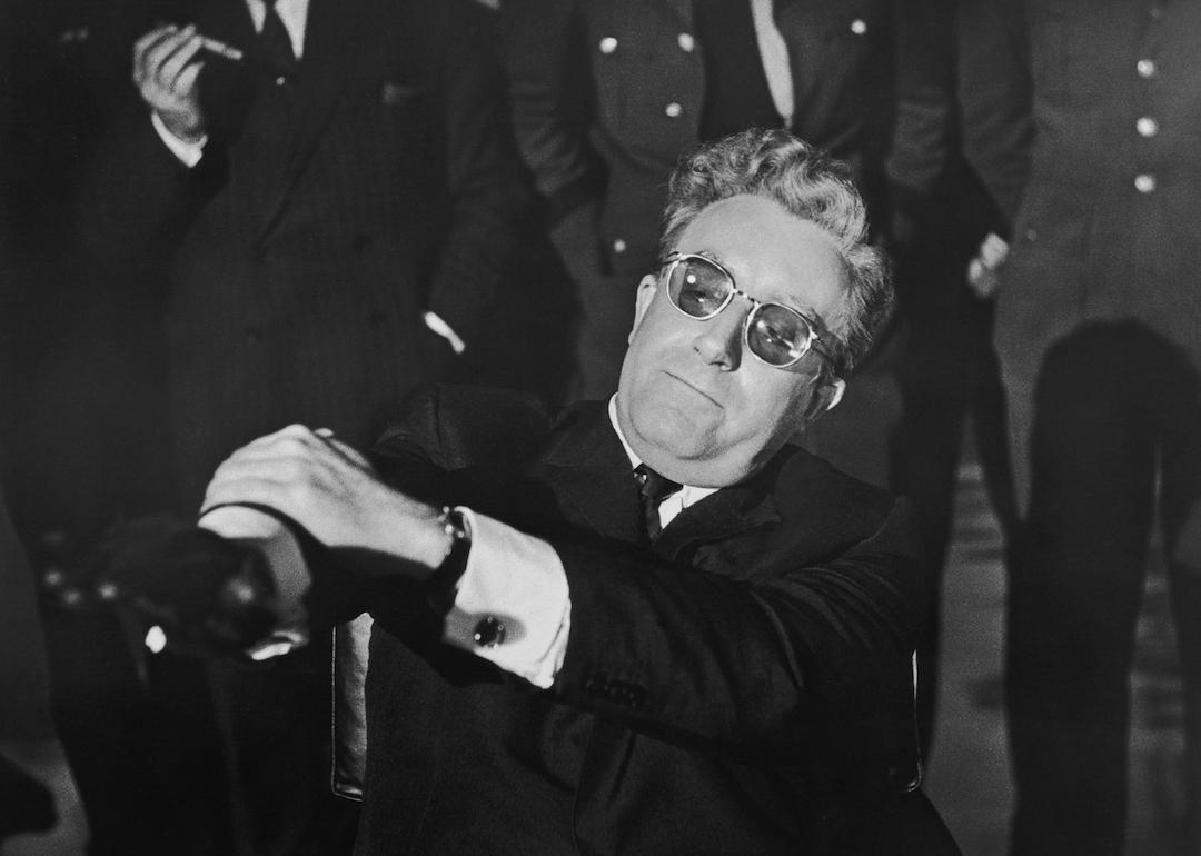 Peter Sellers in the title role of 'Dr. Strangelove.'
