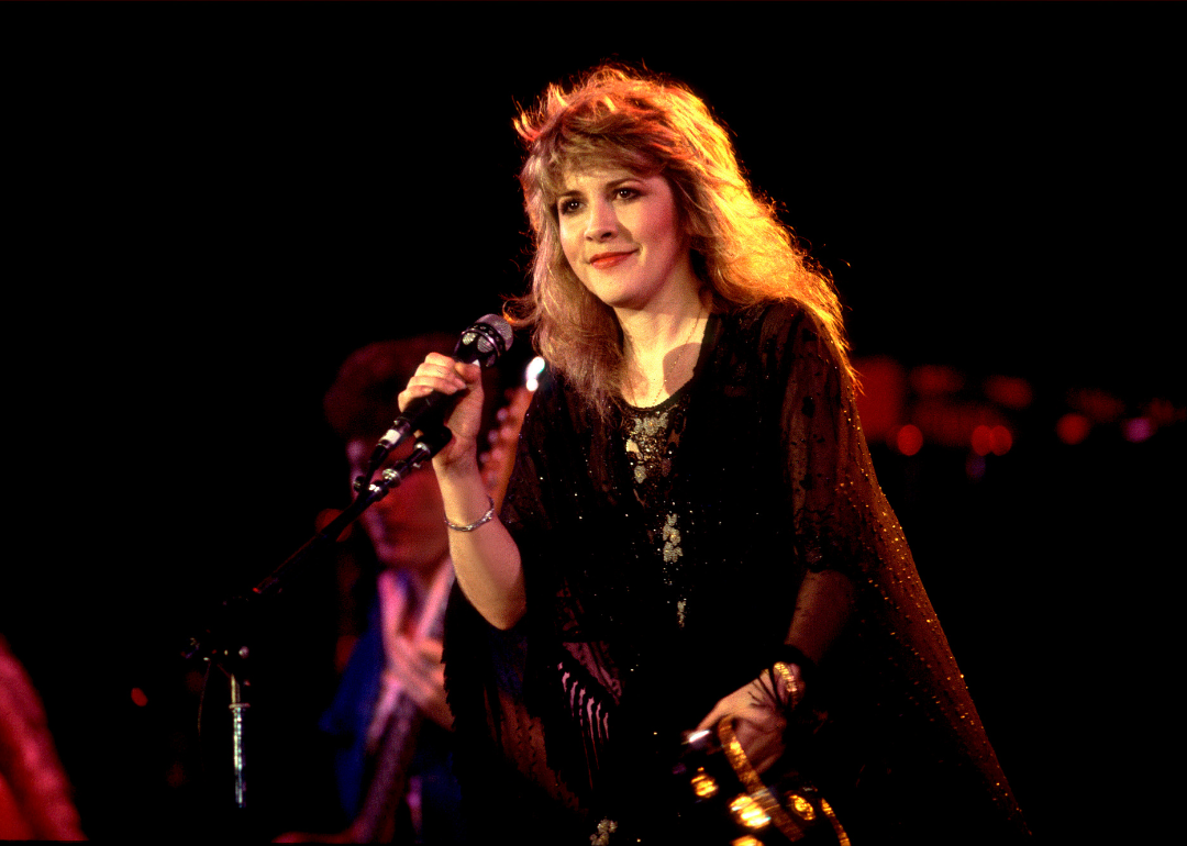 American musician Stevie Nicks performs onstage during the US Festival, Ontario, California, May 30, 1983. 