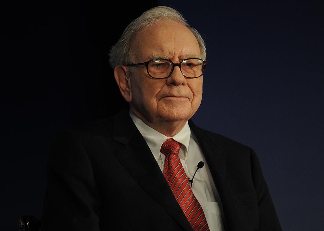 Warren Buffett during a press conference at the Hotel Oberoi on March 24, 2011 in New Delhi, India.