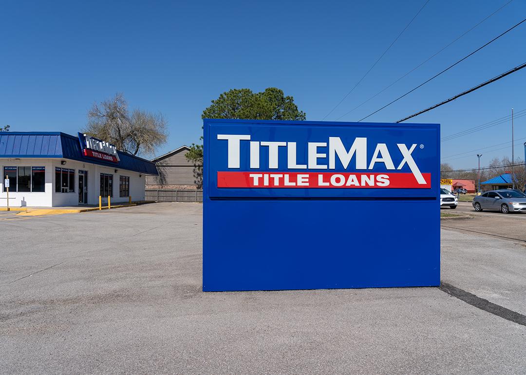 A TitleMax store in Pearland, Texas.