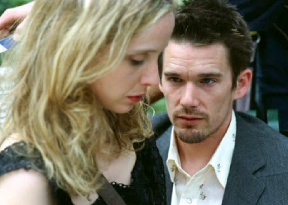 Ethan Hawke and Julie Delpy in ‘Before Sunset’.
