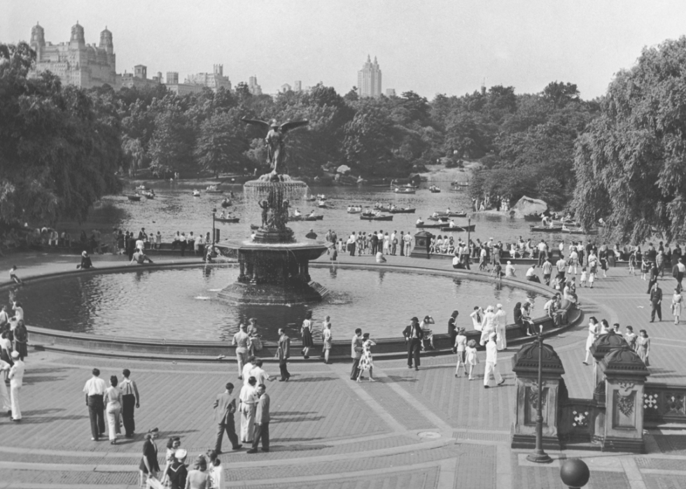 Bethesda Fountain in Central Park