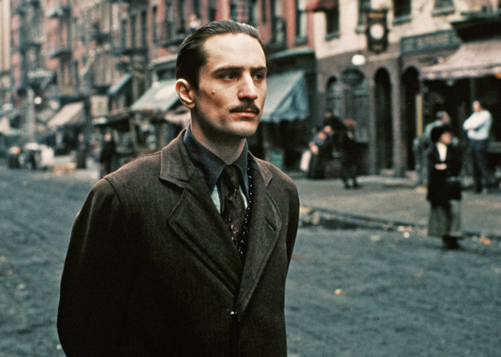 Robert De Niro performs a scene in ‘The Godfather Part II’.