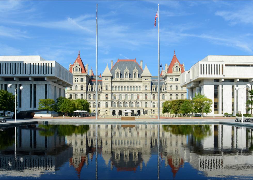 State Capitol building in Albany.