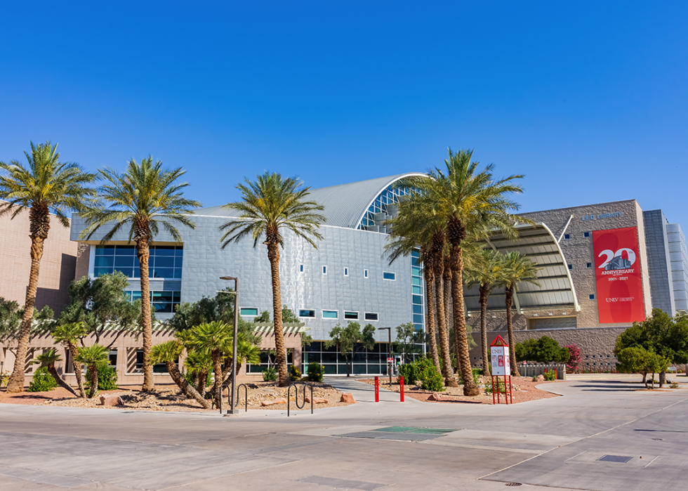 UNLV Campus buildings exterior.
