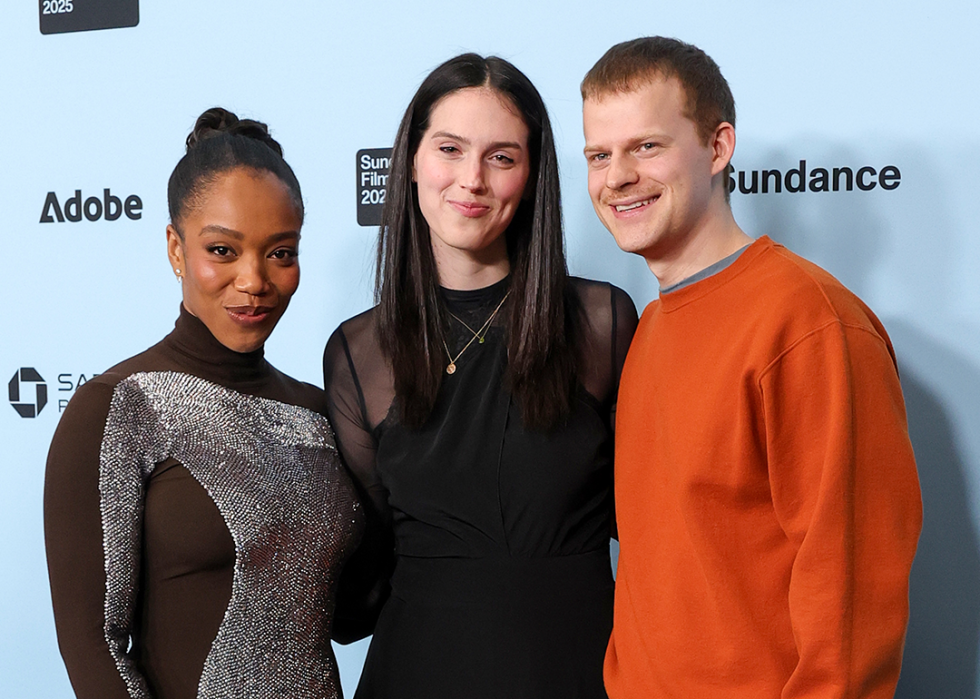 Naomi Ackie, Eva Victor and Lucas Hedges attend the "Sorry, Baby" Premiere at Sundance.
