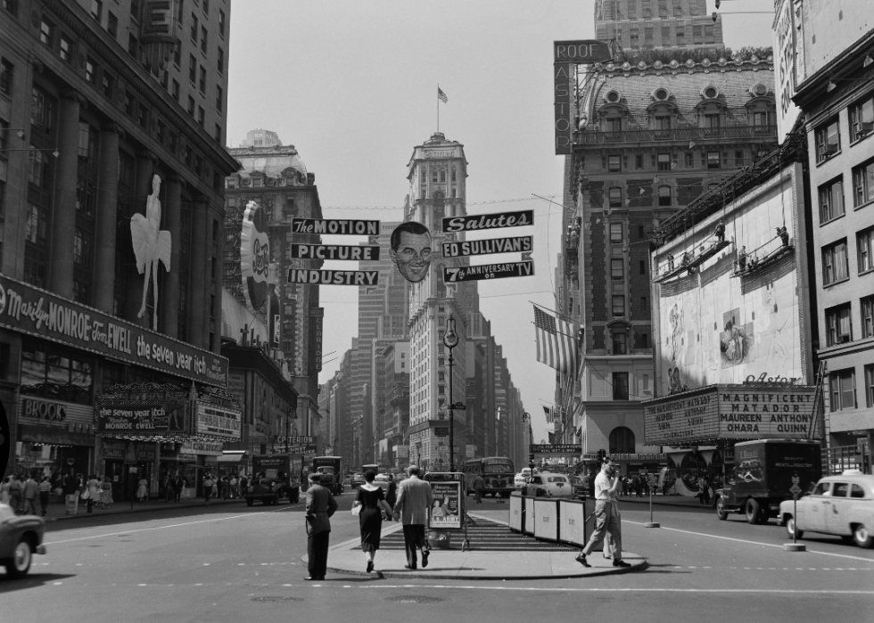 Advertising in Times Square