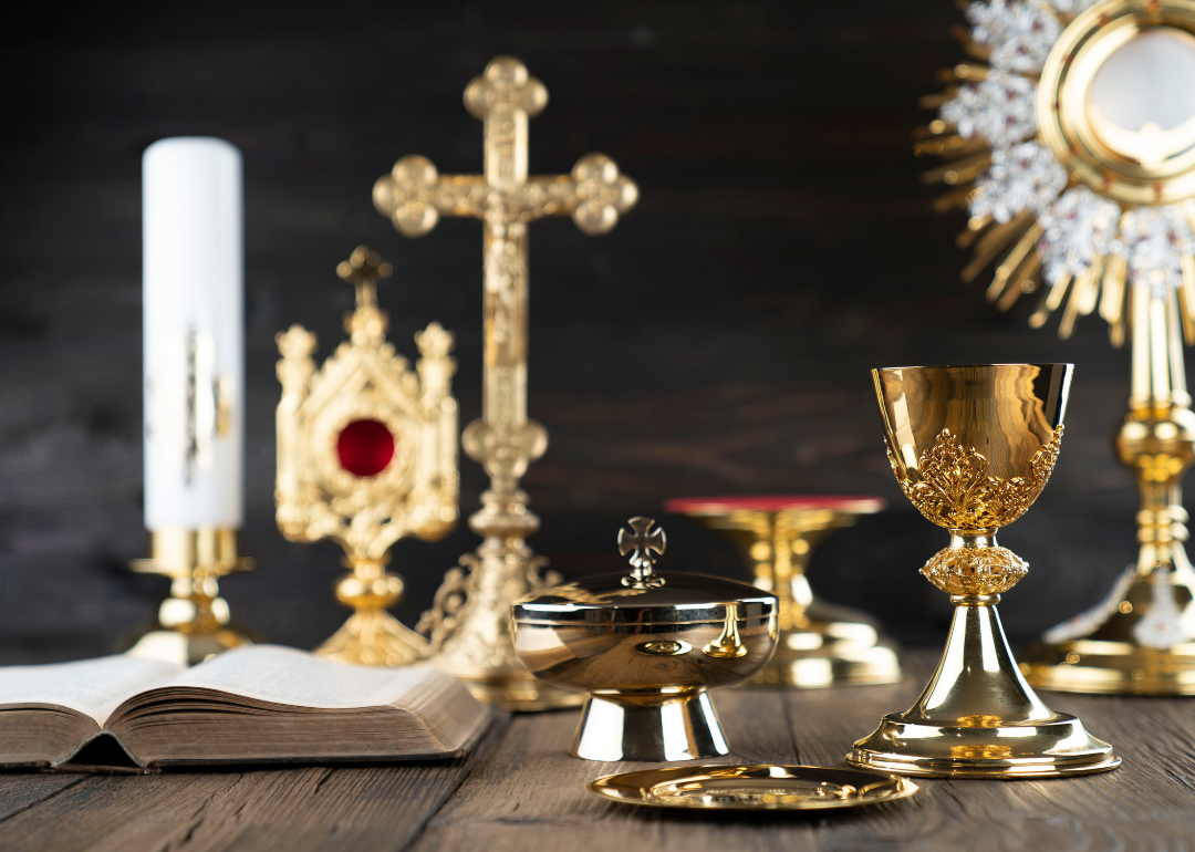 Items from church altar.