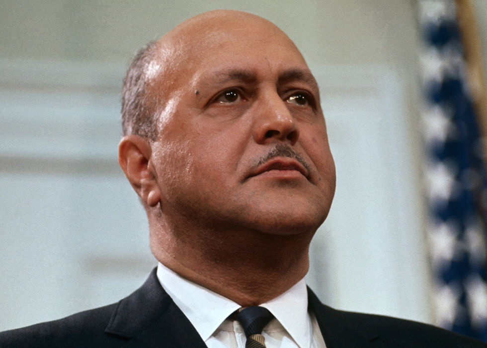 Portrait of Robert Weaver at the White House.