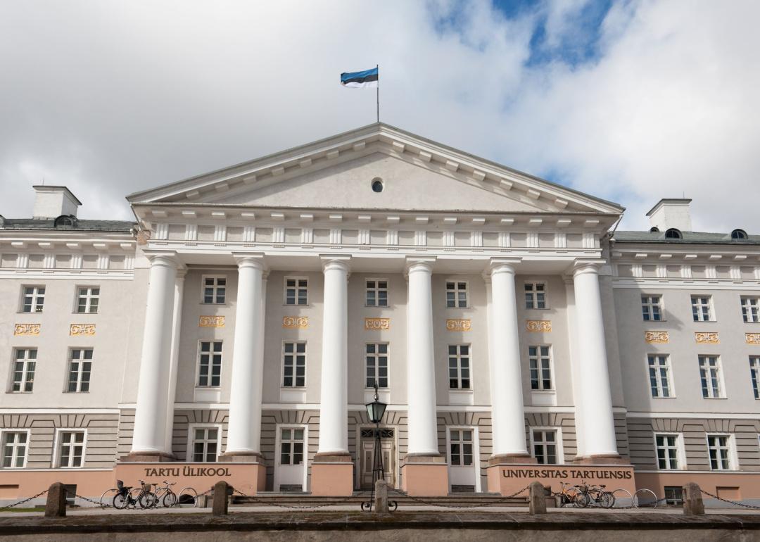 Exterior of University of Tartu