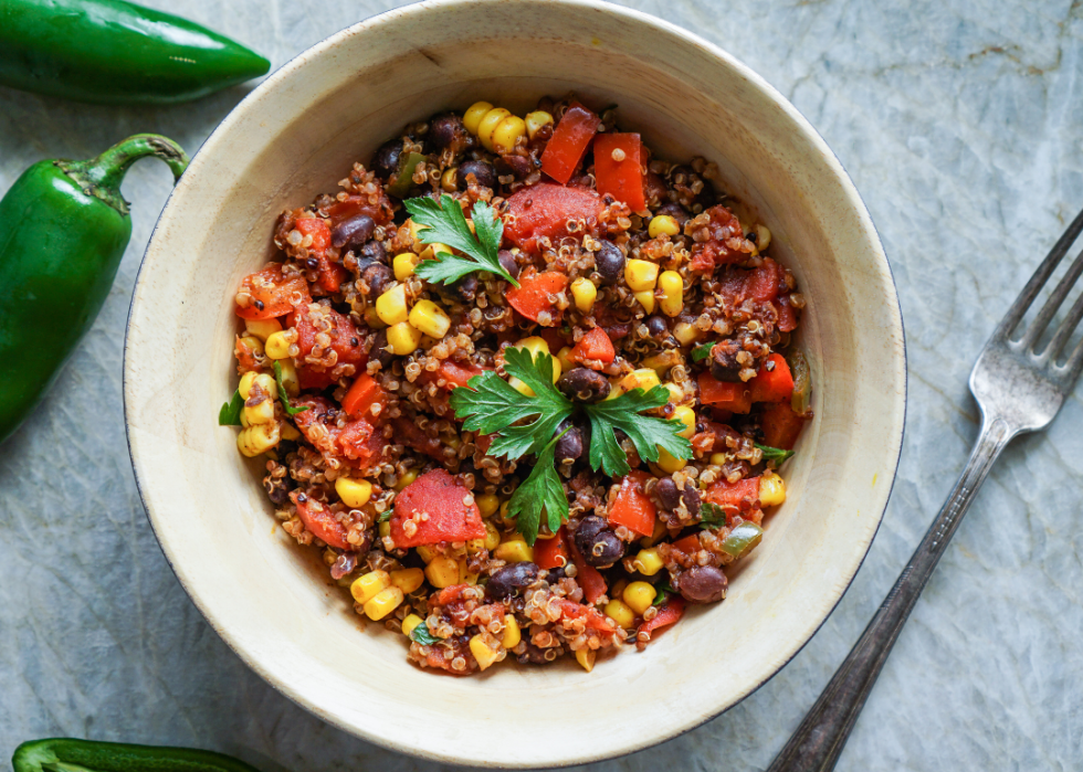 Chili with quinoa