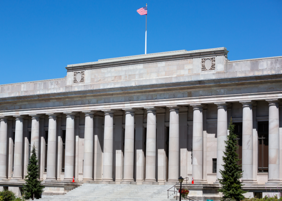 Justice Building at the Washington state capitol