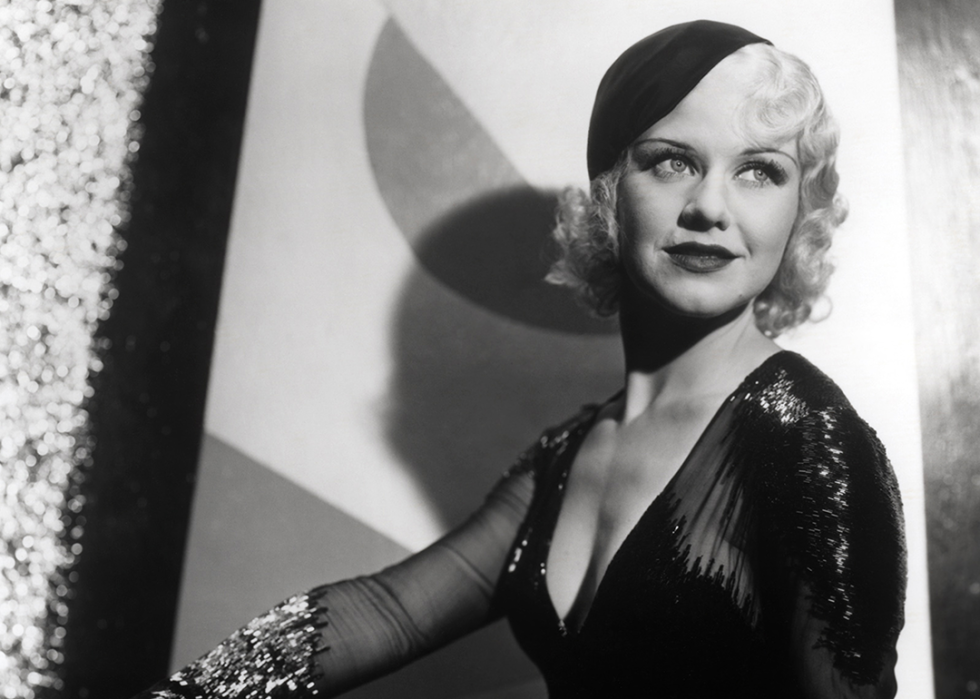 Ginger Rogers in a scene from the movie "Gold Diggers of 1933" .