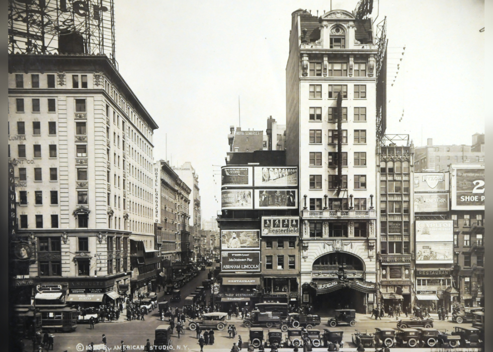Street view of Broadway and 47th Streets