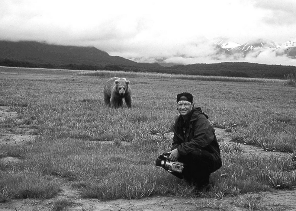 Timothy Treadwell in ‘Grizzly Man’.