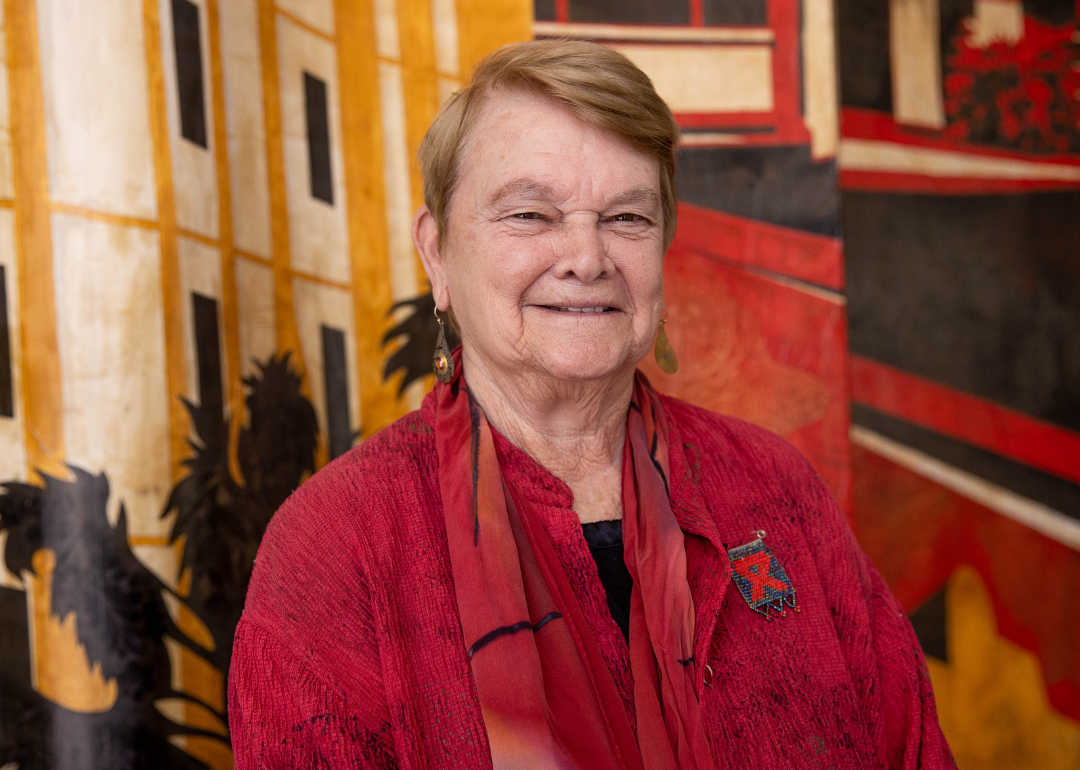 Los Angeles County Supervisor Sheila Kuehl at AIDS Monument Groundbreaking.