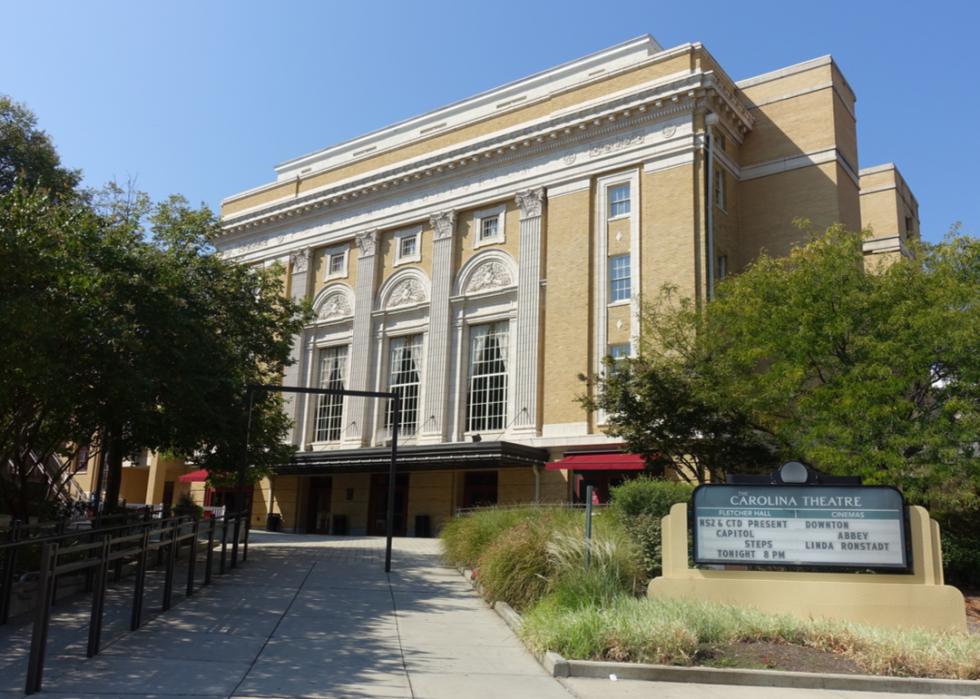 Exterior of Carolina Theatre