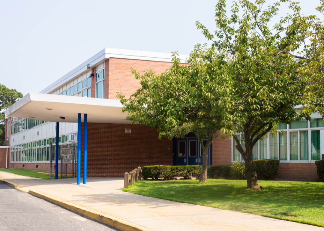 Exterior of public school building.