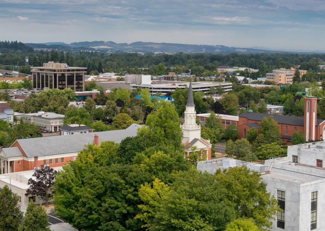 Elevated view of Salem.