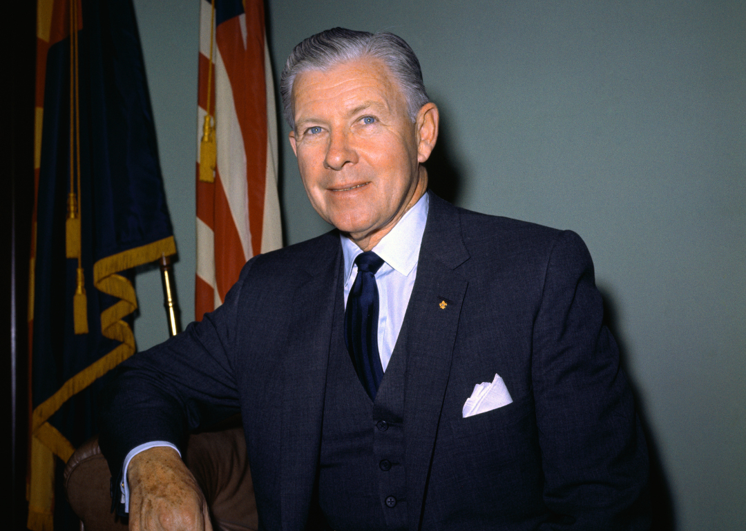 Sen. George Murphy in his Washington office.