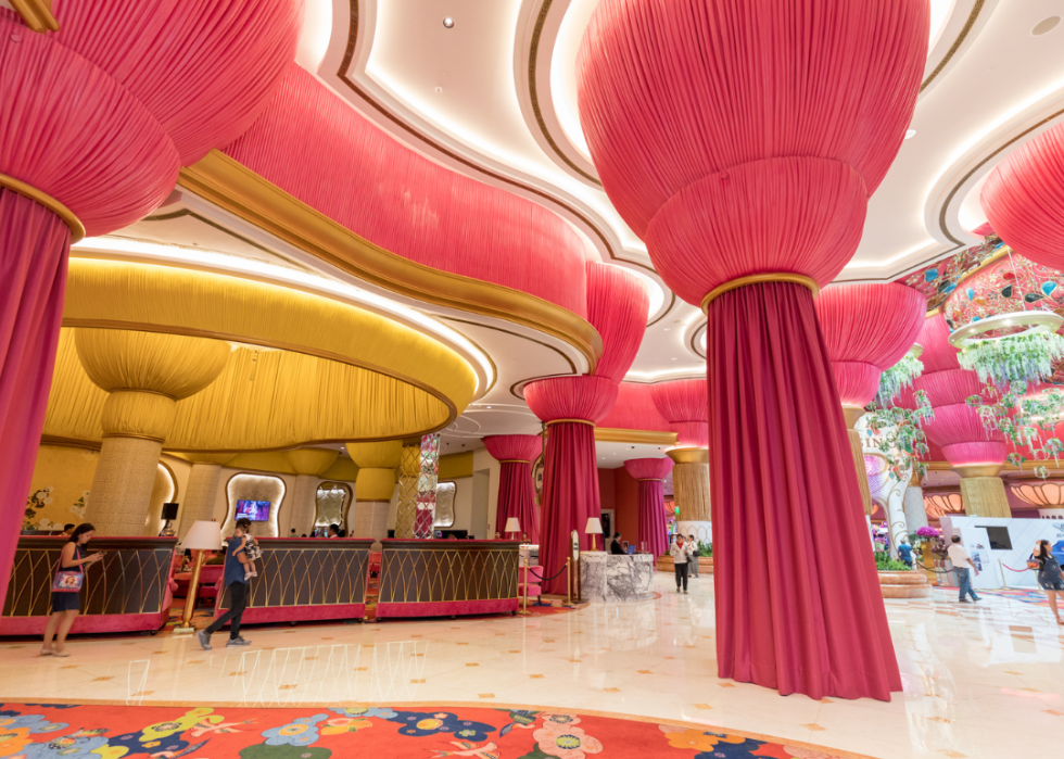 main lobby of Okada Manila Resort & Casino
