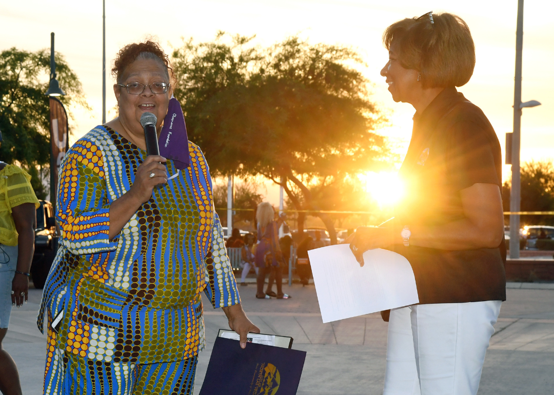National Juneteenth Observance Foundation communications director Deborah Evans.