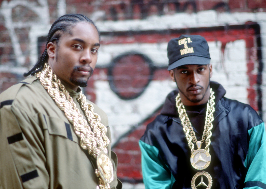 Eric B & Rakim pose for a portrait session.