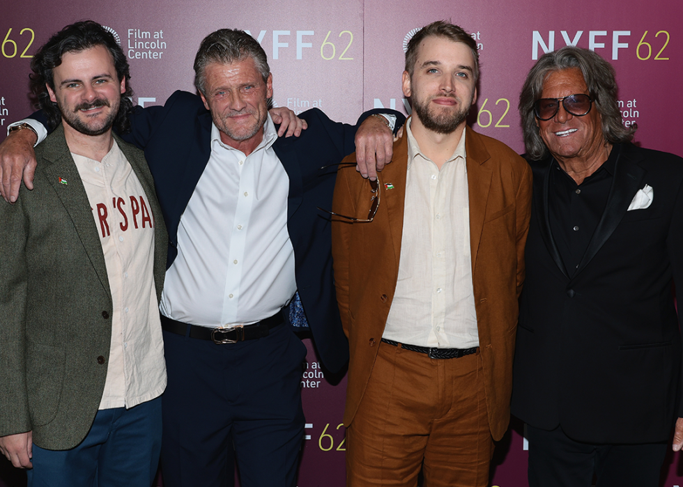 Nate Fisher, Keith WIllam Richard, Carson Lund and Wayne Diamond at the New York Film Festival.