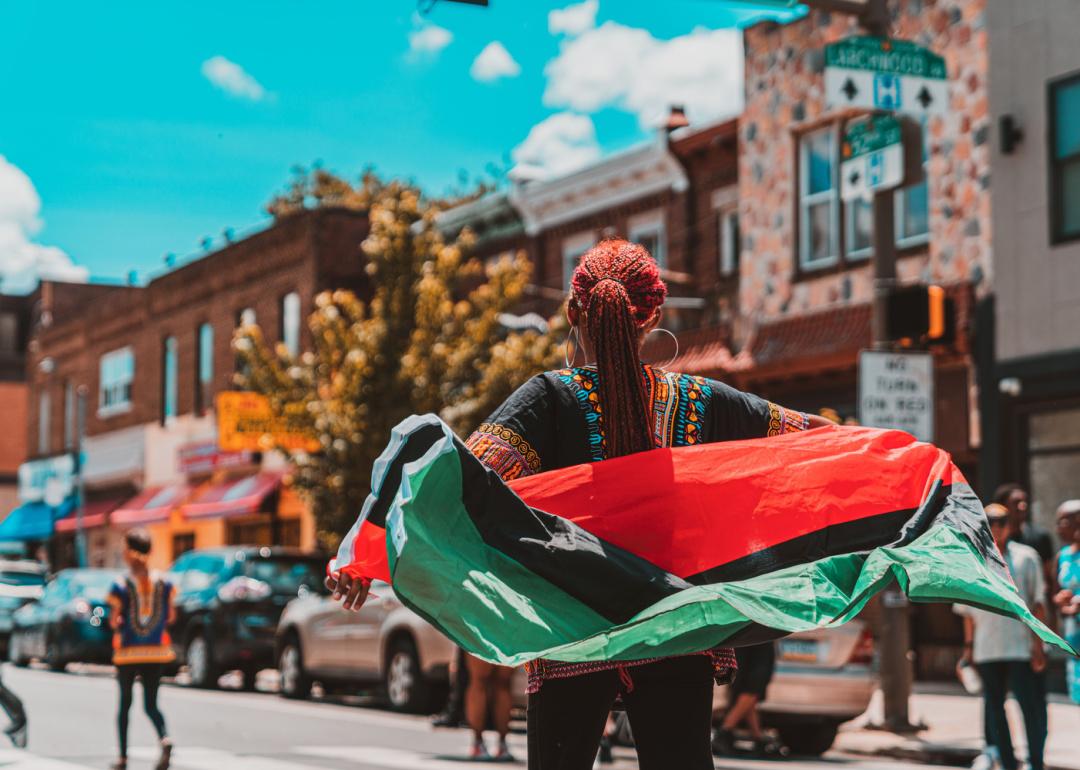 Scene from a Juneteenth parade.