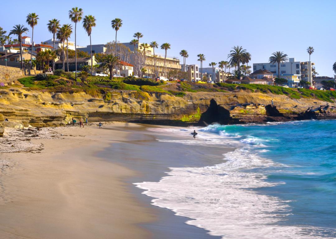 Beaches in La Jolla San Diego.