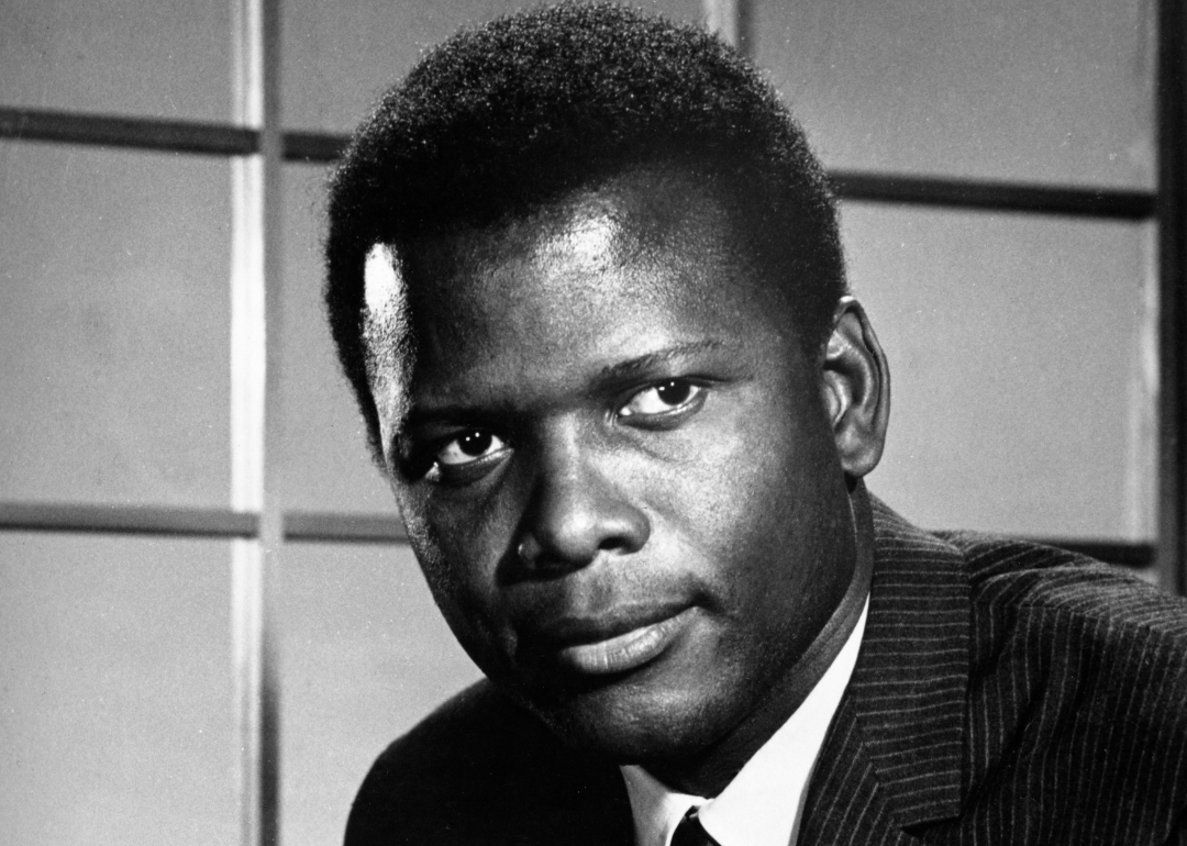 Portrait of Sidney Poitier.