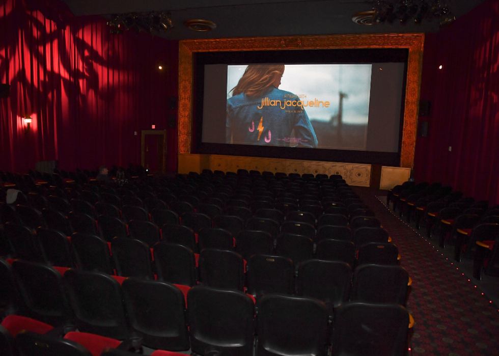 Interior of Belcourt Theatre