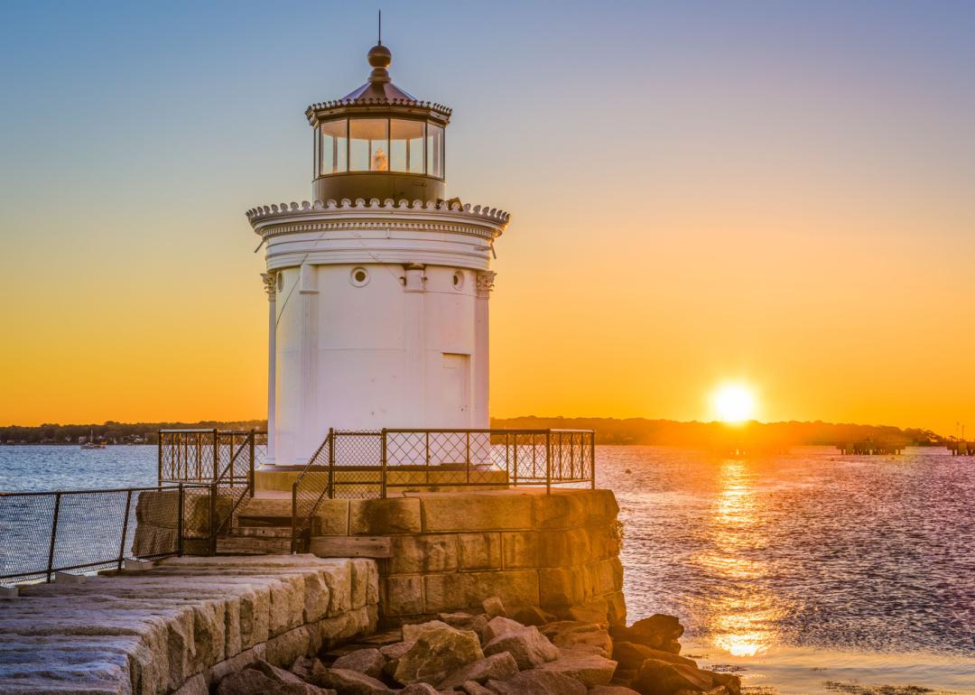 Portland Breakwater Light.
