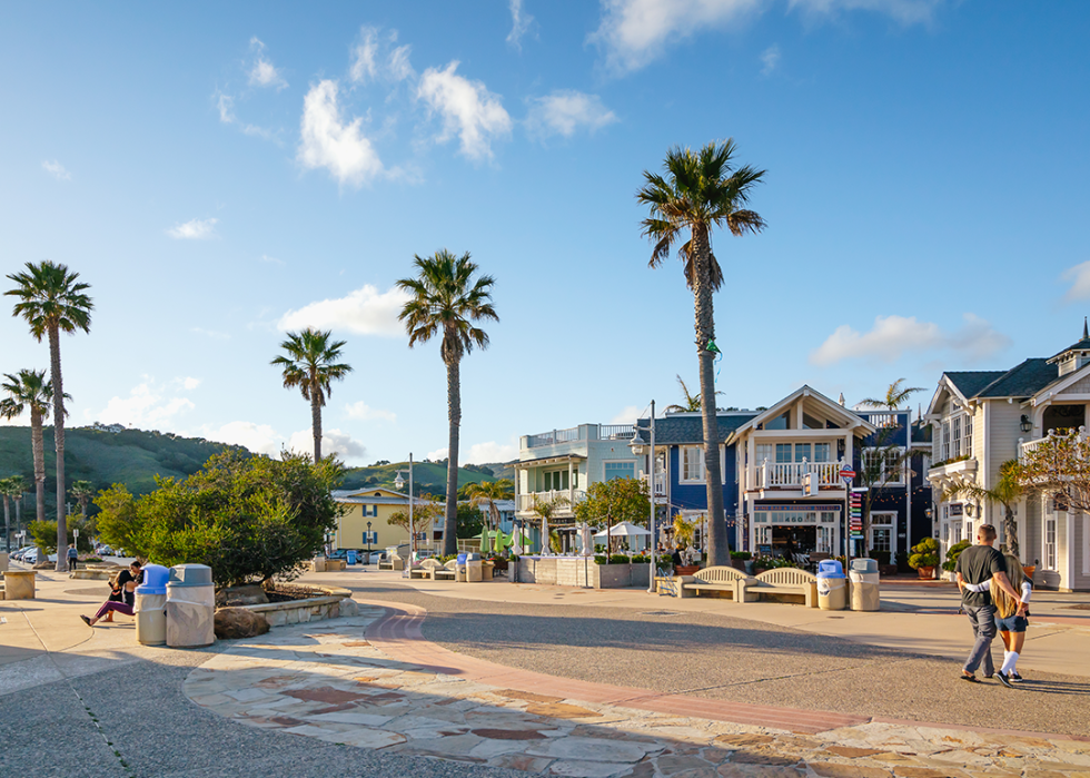 Sunny day in Avila Beach.