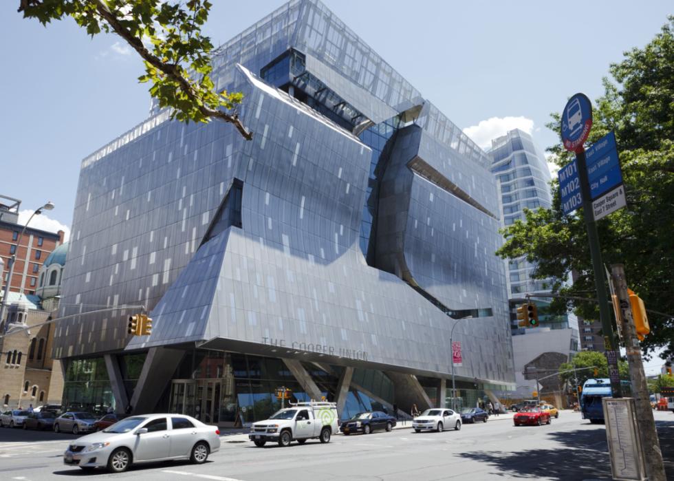 The Cooper Union building in Manhattan.