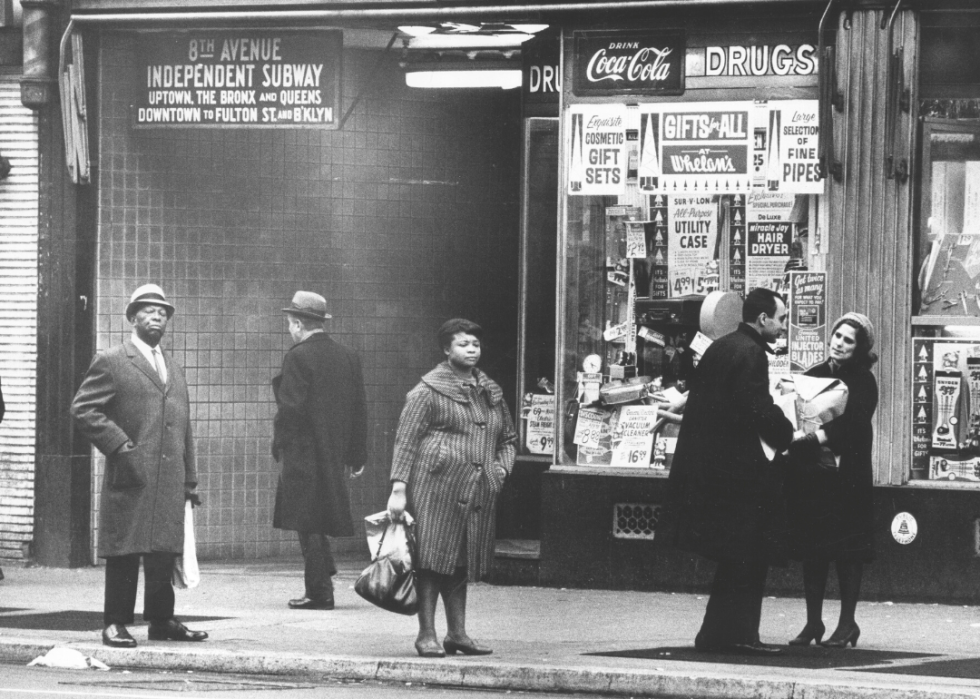 People on 8th Avenue