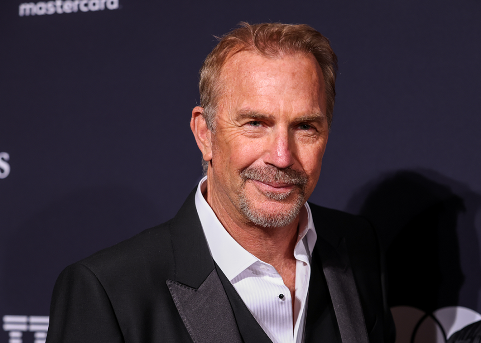 Kevin Costner arrives at event.