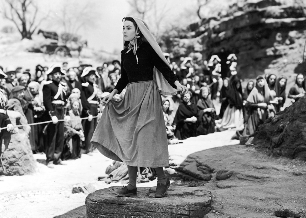 Jennifer Jones in a still from ‘The Song of Bernadette’.