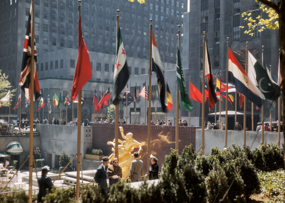 Sunken Plaza at Rockefeller Center