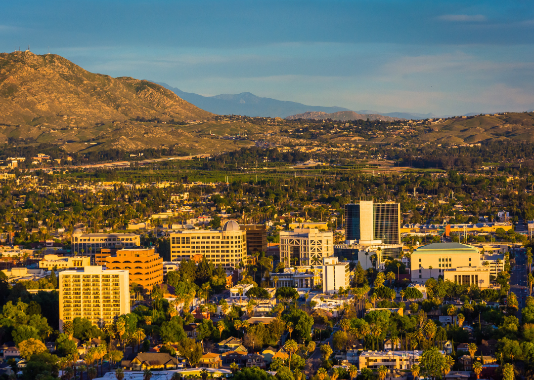 Aerial view of Riverside.