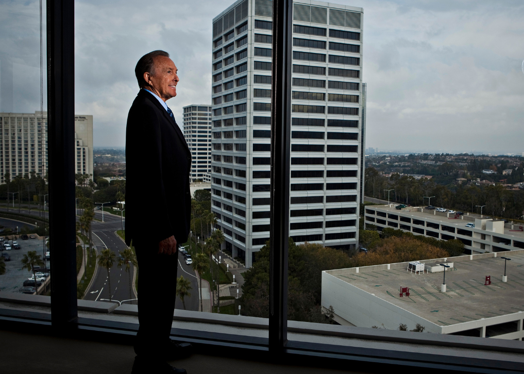 Donald Bren photographed at company headquarters.