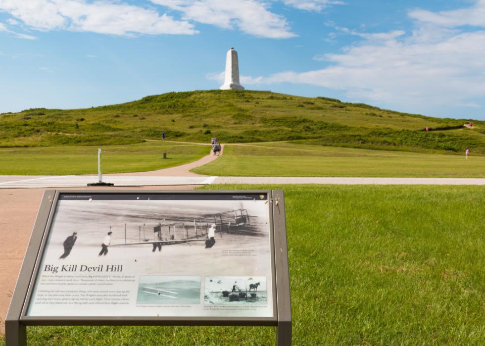 Monument and information plaque.