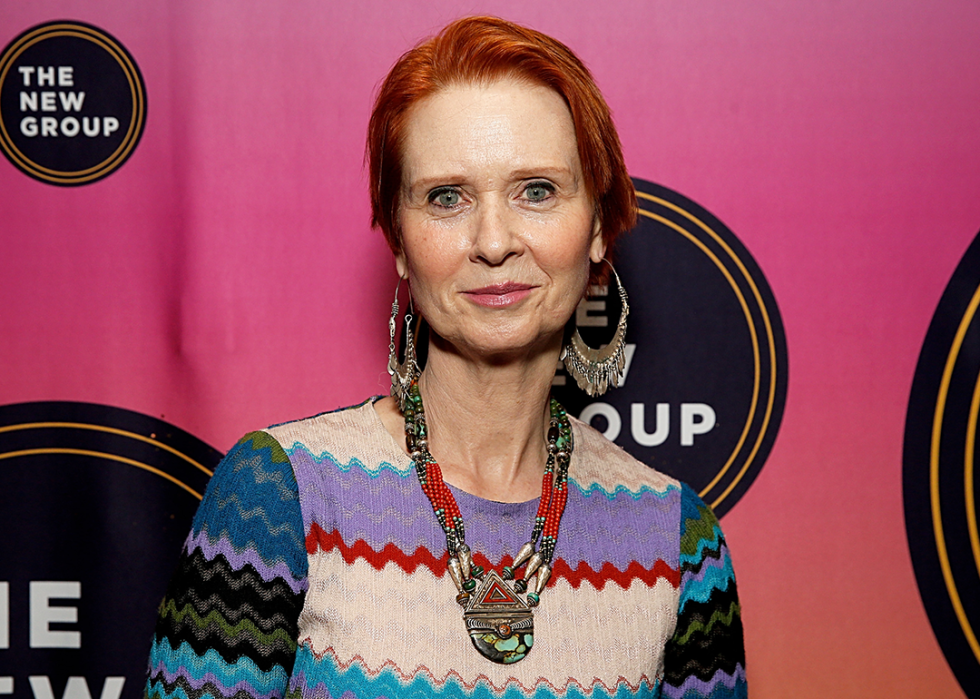 Cynthia Nixon attends The New Group Annual Gala 2023.